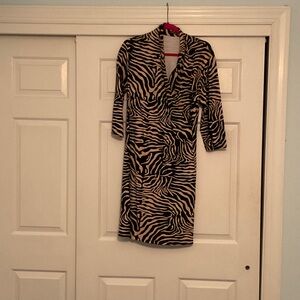Stylish Zebra Print Dress